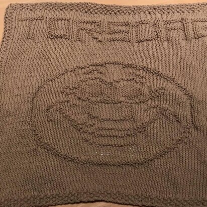 Torsdag/Thursday Dishcloth/Karklud