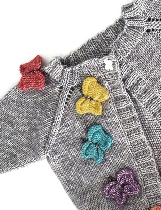 Butterflies and Rainbows Cardigan