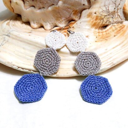 Hexagon earrings