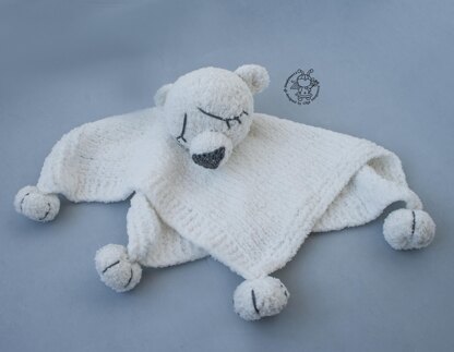 Polar Bear Baby Lace Blanket