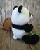 Original Knitting Pattern - Panda soft toy