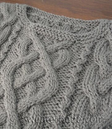 #165 Ultimate Chunky Cabled Sweater