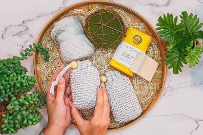 Soap Saver Crochet Bag