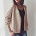 Cabled Cardigan