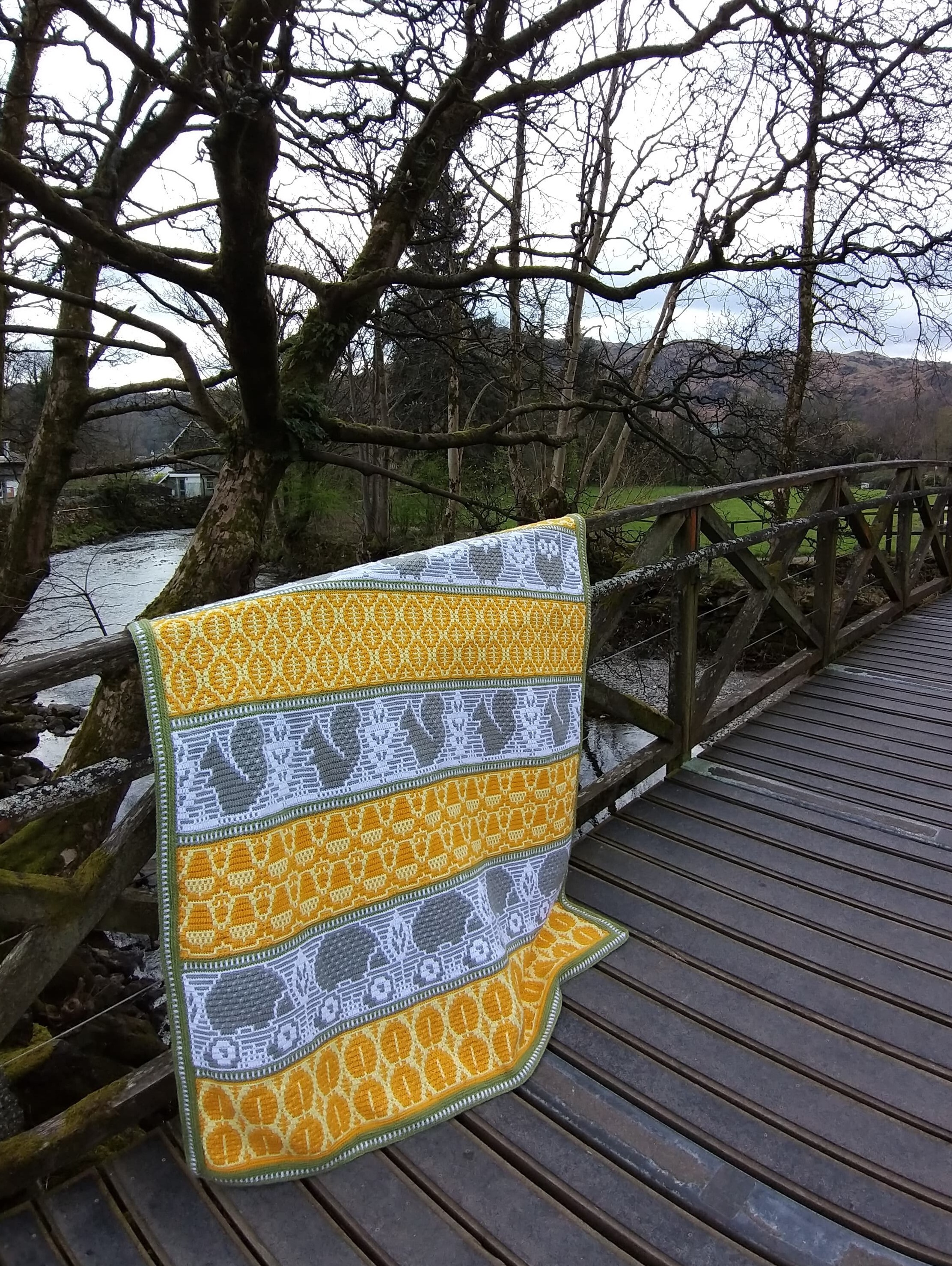 Stylecraft Flora's Fauna CAL by Rosina Plane - Meadow (Large) - view 2