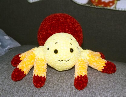 Crochet Pattern For The Amigurumi Cuddly Spider