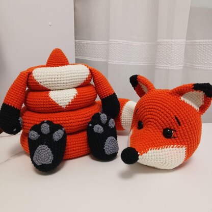 Fox stacking toy