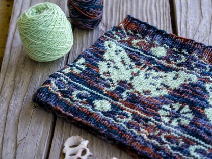 Luna Moth Knit Cowl