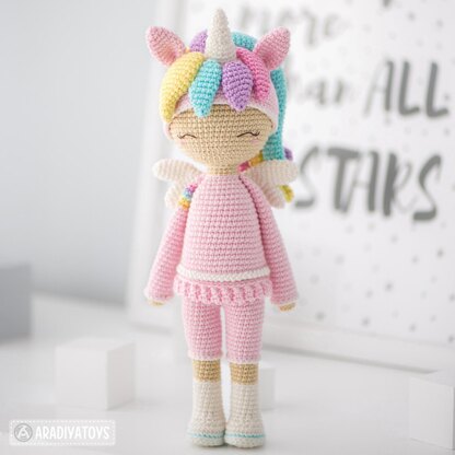 Friendy Emily the Unicorn Doll by AradiyaToys