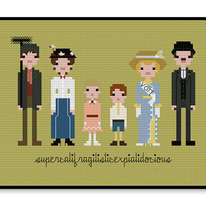 Mary Poppins - PDF Cross Stitch Pattern