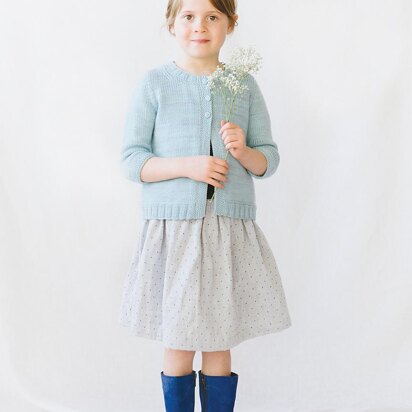 Canvas Kid Cardigan - knitting pattern