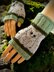 Owl Fingerless Gloves