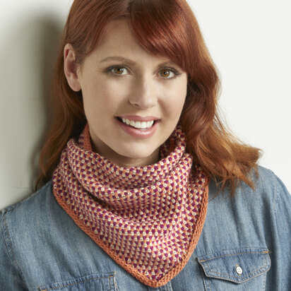 982 Warbler - Scarf Knitting Pattern for Women in Valley Yarns Goshen