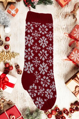 Snowflake Flower Stocking