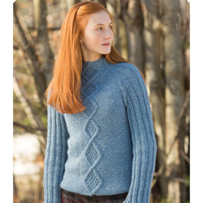 House of Lords Pullover in Classic Elite Yarns Majestic Tweed - Downloadable PDF