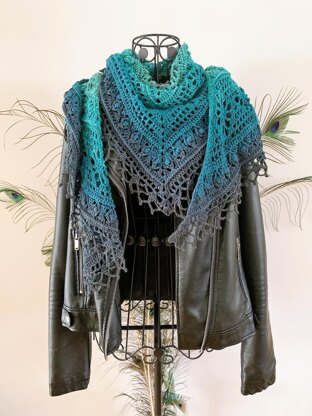 Triangular Scarf "Leukone"