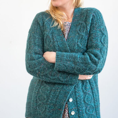 Pawlet Cardigan in Berroco Mochi - Downloadable PDF