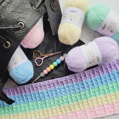 Rainbow Reflections Baby Blanket