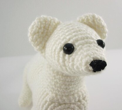 Ermine Stoat Short Tailed Weasel Crochet Amigurumi