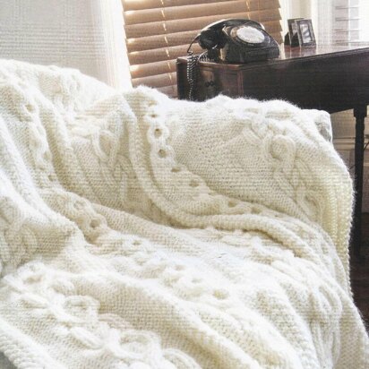 Chunky Cable Throw