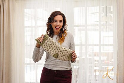 Polka Dot Stocking Crochet