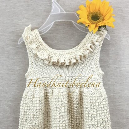 Knit Sundress with a Ruffle 12 months-4 years