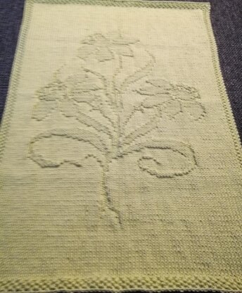 Påskelilje gæstehåndklæde - Daffodil guest towel