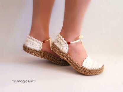 Rustic ballerina slippers