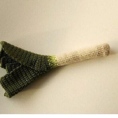 Leek Crochet Pattern, Leek Amigurumi, Food Crochet Pattern, Vegetable Amigurumi