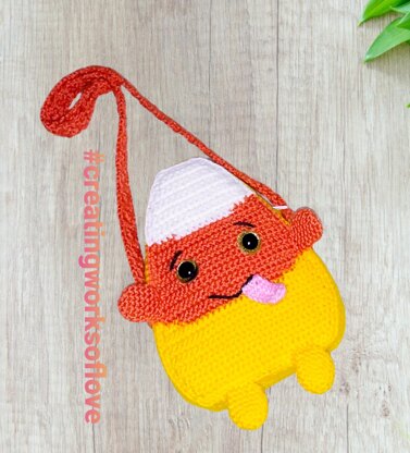 Kids Candy Corn Purse