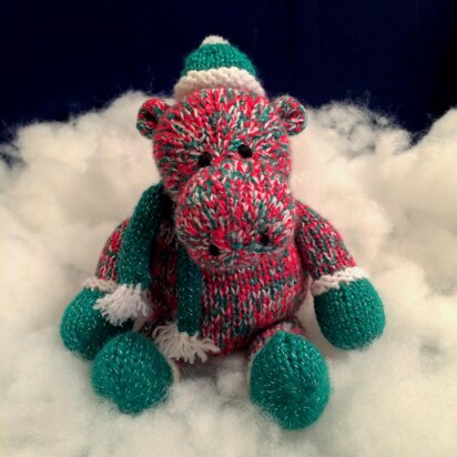 Hippopotamus for Christmas Part I - knitting pattern