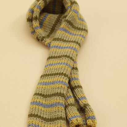 Striped Scarf in Lion Brand Vanna's Choice - 70534AD