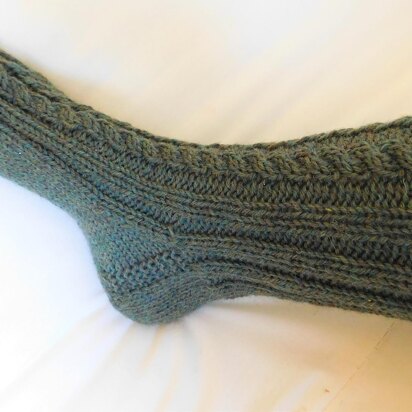 Winter Cabled Socks