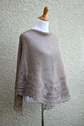 Freesia shawl