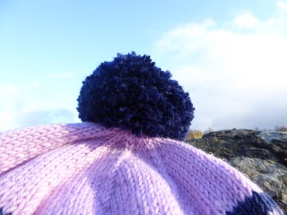 Fair Isle Herringbone Hat