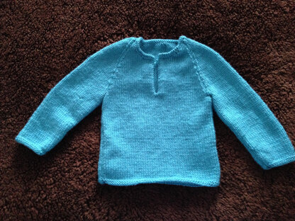 Baby's Pullover in Bernat Satin