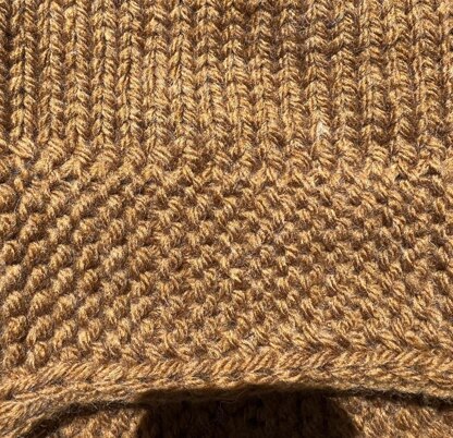 Old Time Winter Hat -- a loom knit pattern