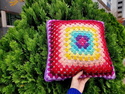 Summer Fun Granny Cushion