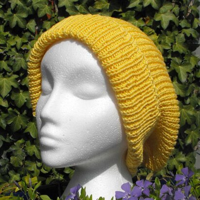 THE SUPER SLOUCH BEANIE HAT KNITTING PATTERN - MADMONKEYKNITS