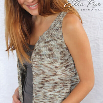 Hetty Top in Ella Rae Lace Merino DK - ER17-01 - Downloadable PDF