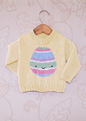 Intarsia - Easter Egg Chart - Childrens Sweater