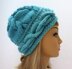 Tatyana Hat and Headband  with 3D Cables