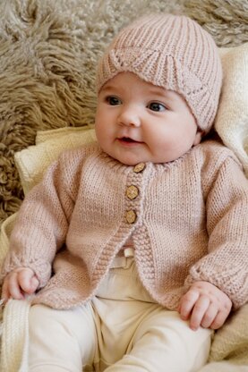 Poppy Cardi and Hat - Bc111