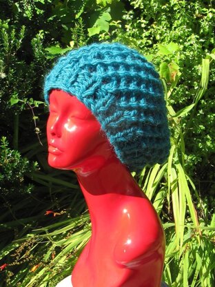 Superchunky Simple Lace Tam Slouch Hat