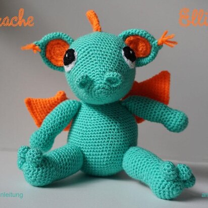 Häkelanleitung Amigurumi Drache Elliot ♥