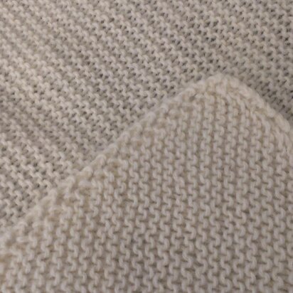 Garter Stitch Comfort Blanket