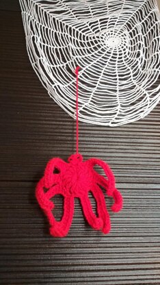 Crochet Web and Spider