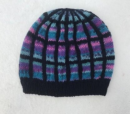 Sock Yarn Destash Hat