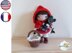 Doll crochet pattern tutorial "Little riding hood"