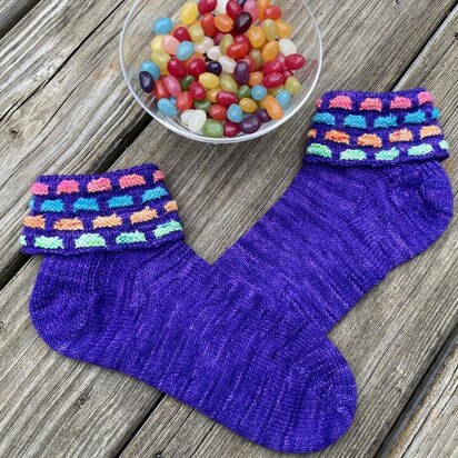 Jellybean Shorties - knitting pattern